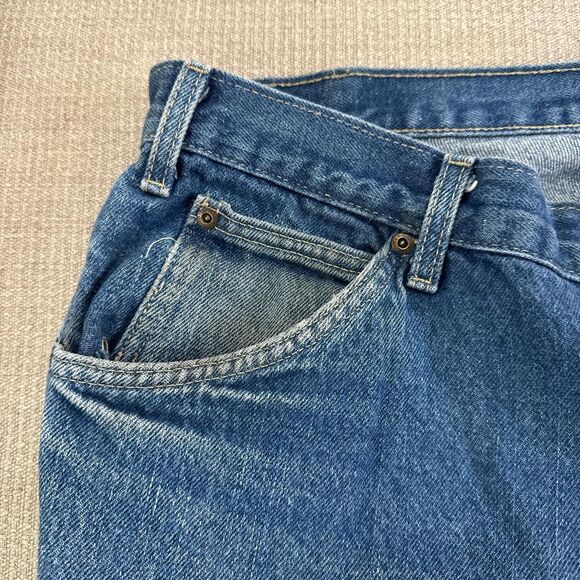 Distressed Vintage Dickies Relaxed Fit Straight Leg Double Knee Carpenter Jeans - Picture 6 of 8